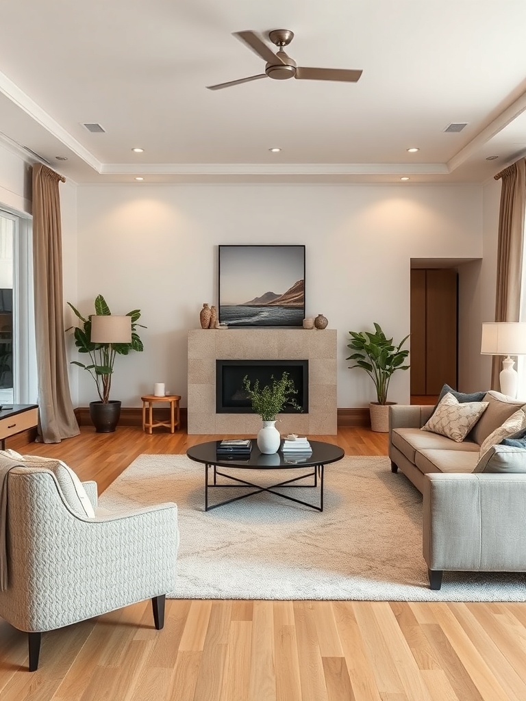 well-arranged living room