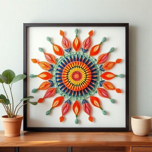 colorful DIY wall art