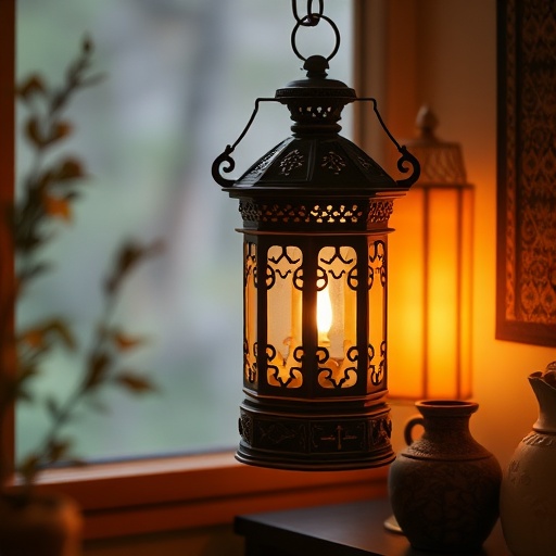 ethnic lantern lighting
