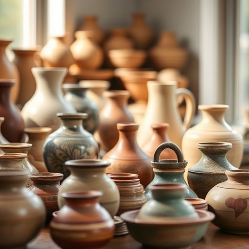 handcrafted pottery collection