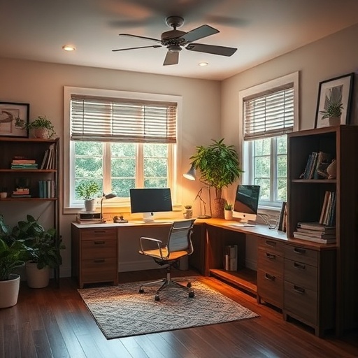 smart lighting solutions in home office