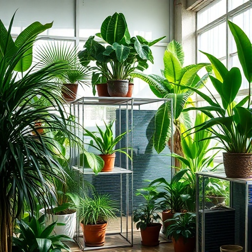 room filled with indoor plants