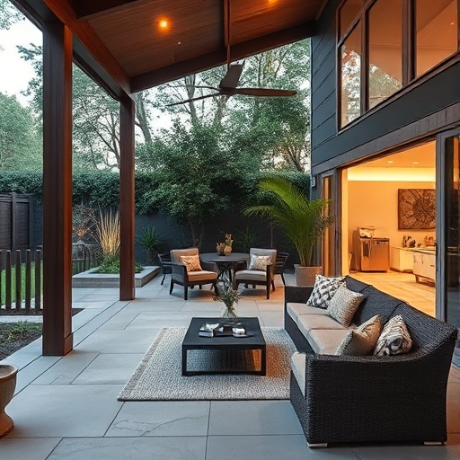 seamless indoor-outdoor living space