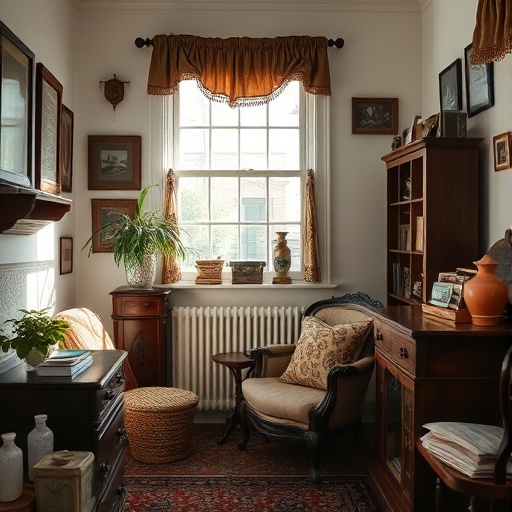 cozy corner with family heirlooms