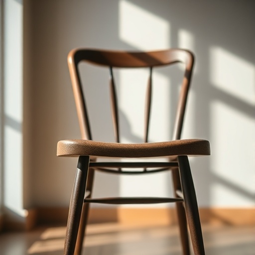 vintage chair with modern table