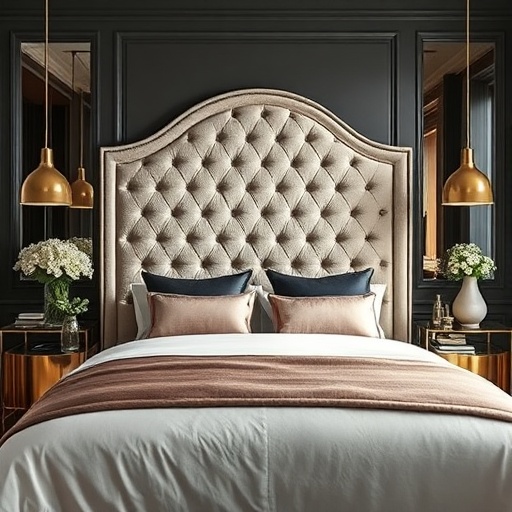 striking statement headboard