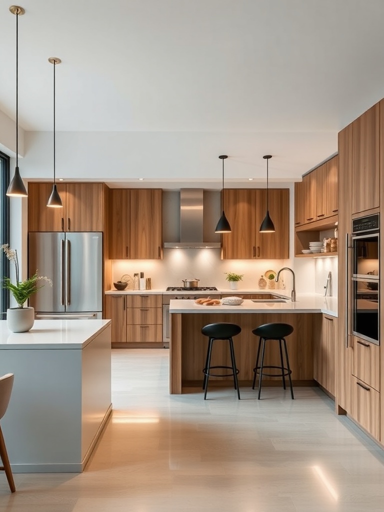 open concept kitchen design