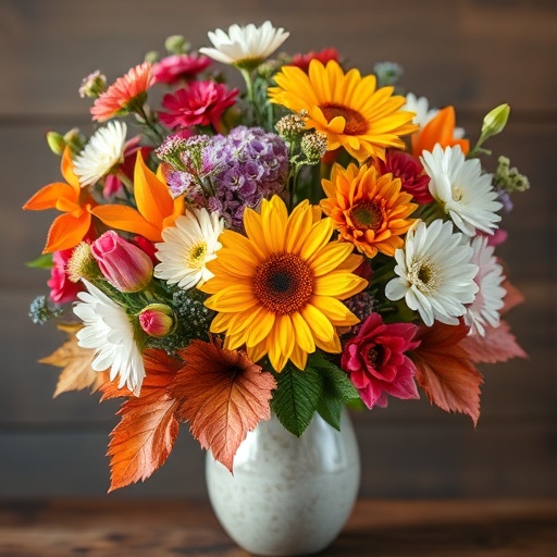 seasonal flower display