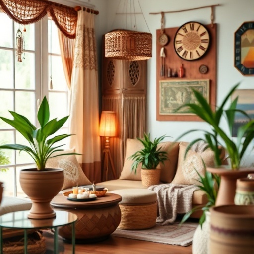 Global influences in bohemian decor