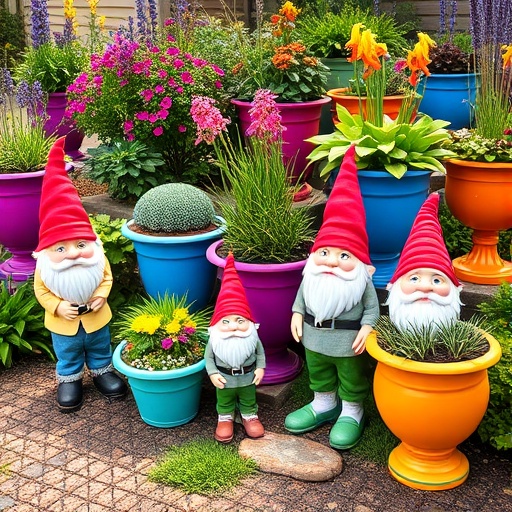 whimsical garden decor