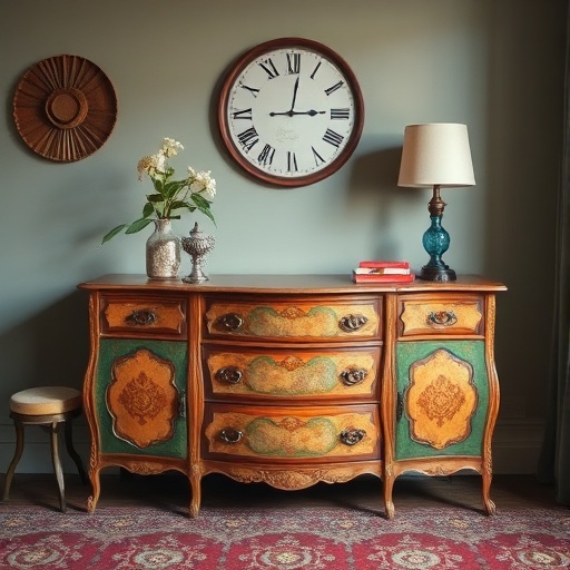 vintage furniture for funky decor