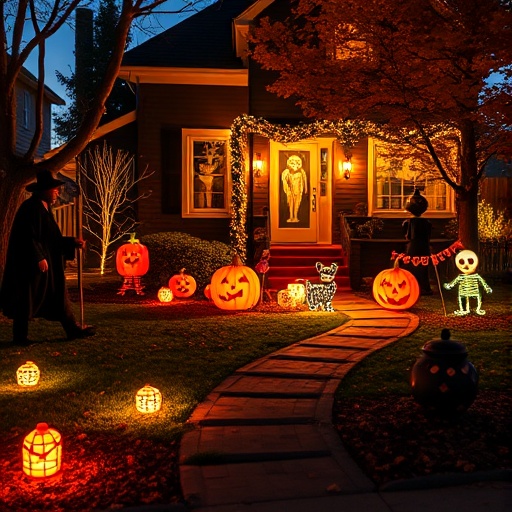 spooky outdoor decorations for Halloween