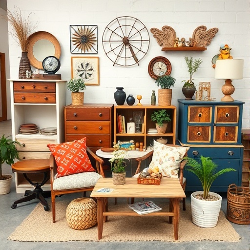 upcycled furniture and decor