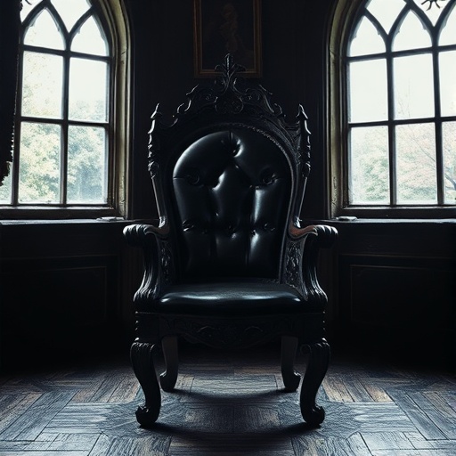 vintage gothic-style chair