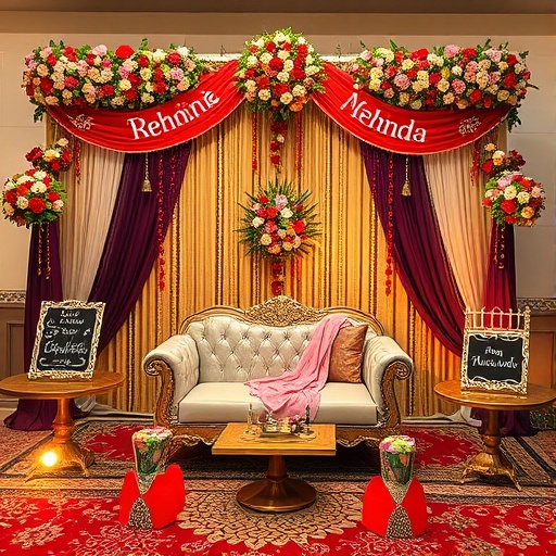 personalized Mehndi decor