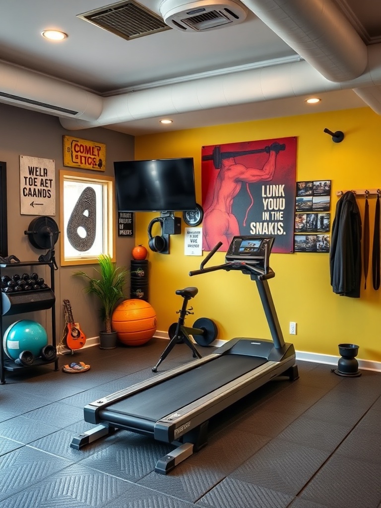 inspiring home gym decor