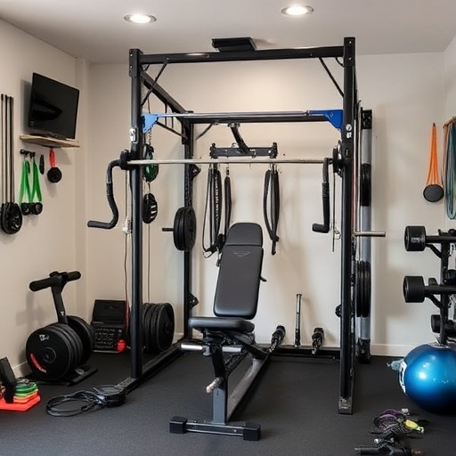 home gym equipment setup