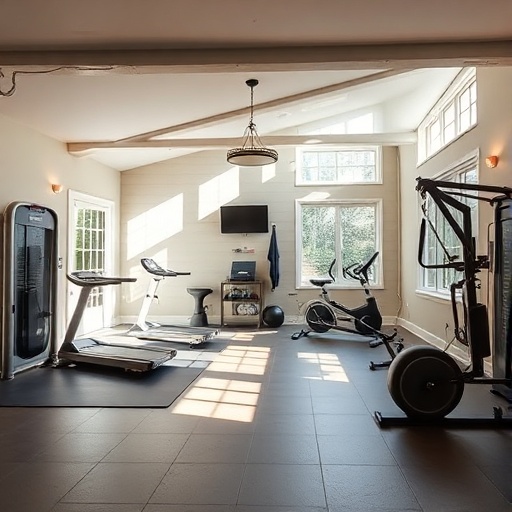 lighting in home gym
