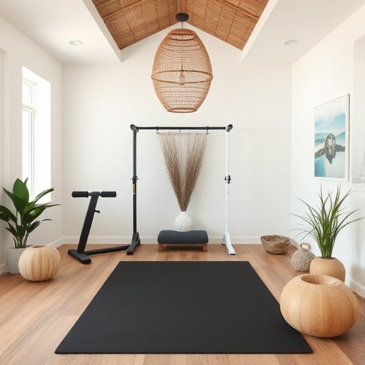zen-inspired home gym