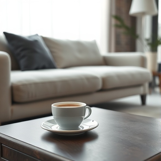 modern sofa and coffee table