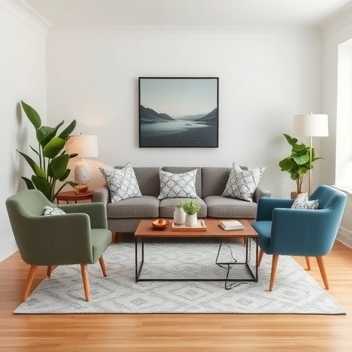 budget-friendly furniture arrangement