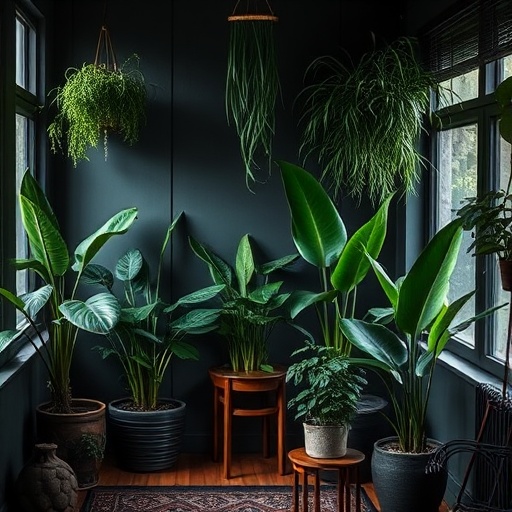 houseplants in home decor