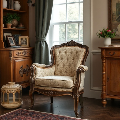 antique furniture adding character to a room