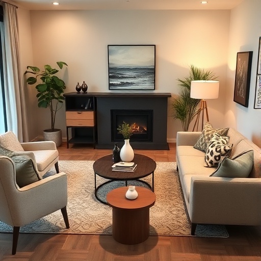 cozy furniture layout