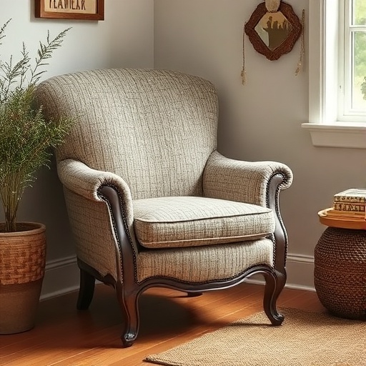 Accent chair with character