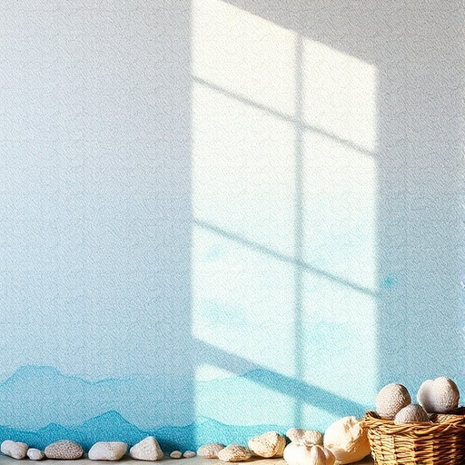 coastal-themed gallery wall