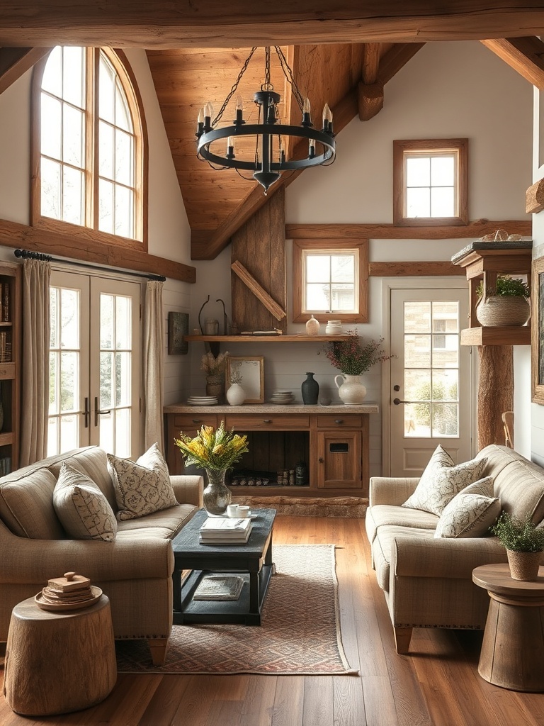 cozy country home interior