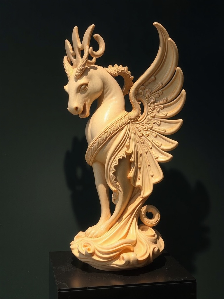 decorative sculpture as a showpiece