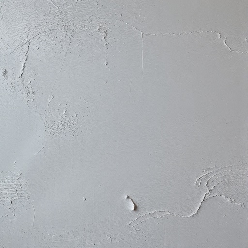 Wall with textured paint finish