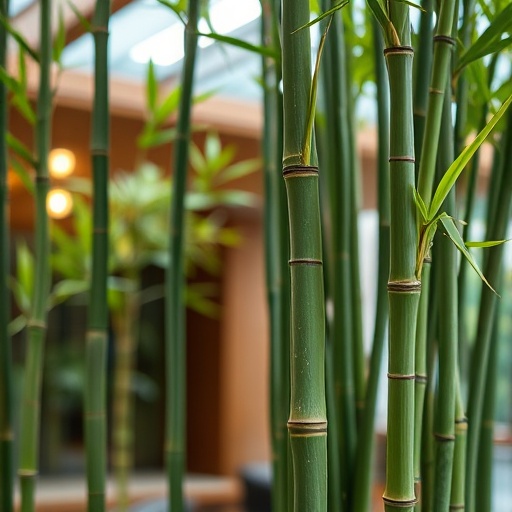 Bamboo plants indoors