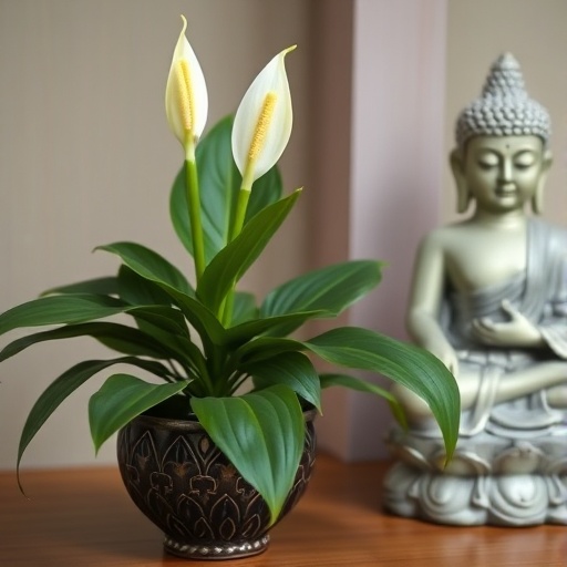 Peace lily plant