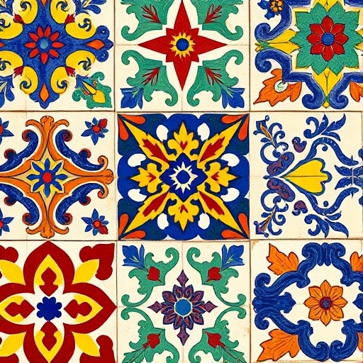 intricate Spanish tiles