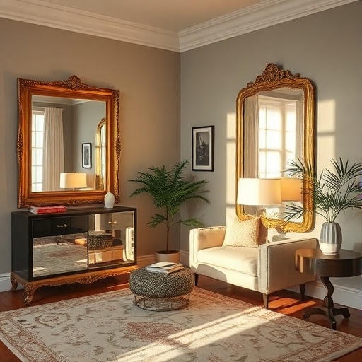 mirrors enhancing room depth