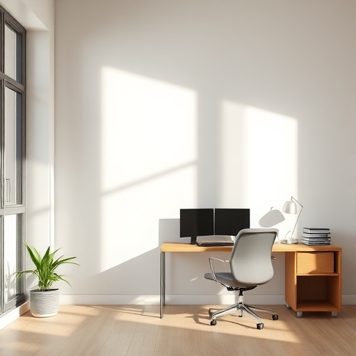 gallery wall in home office