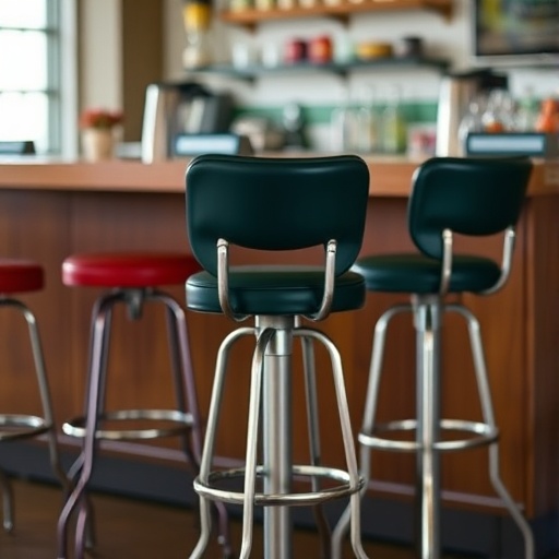 Retro bar stools and table