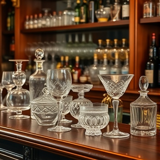 Antique glassware and barware
