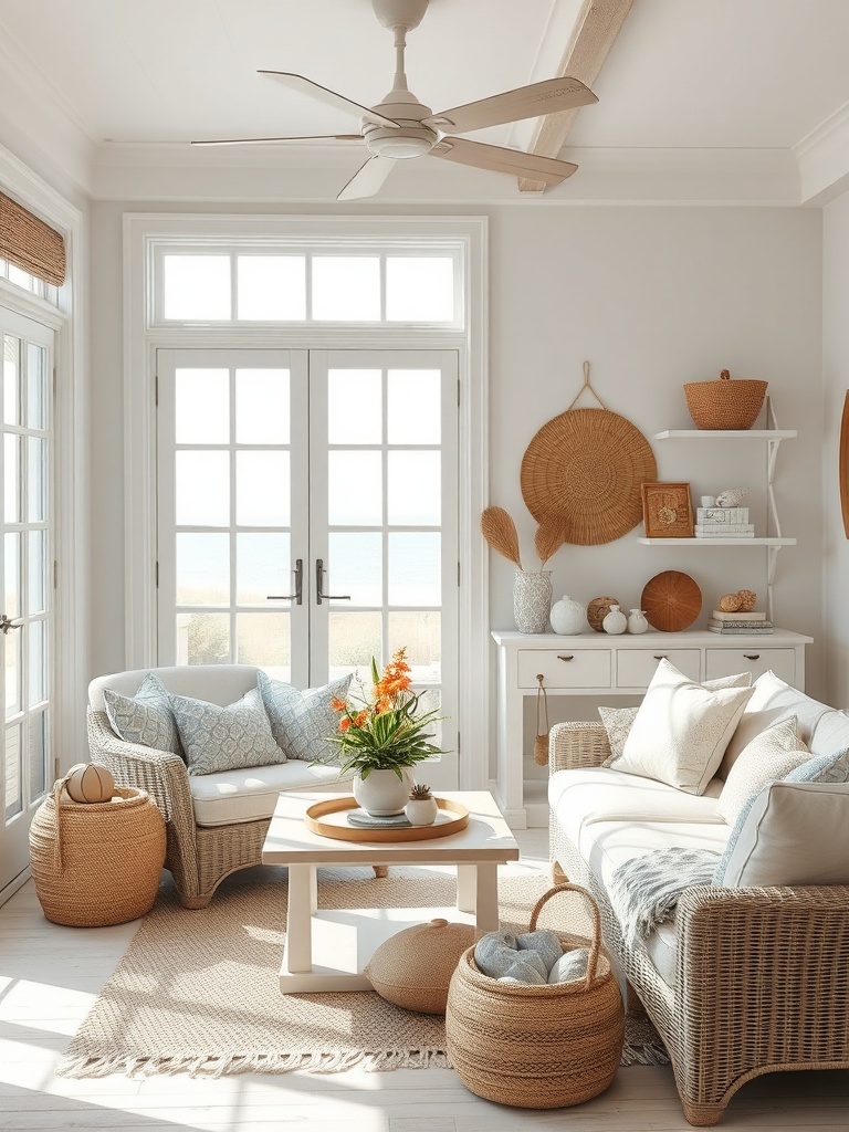 coastal decor with breezy atmosphere