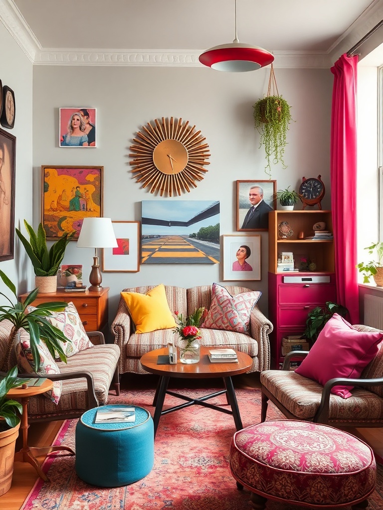 eclectic decor with diverse influences