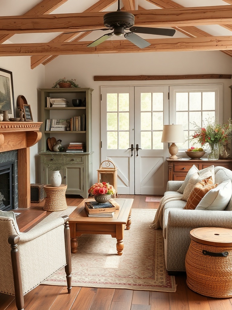 farmhouse decor with inviting atmosphere