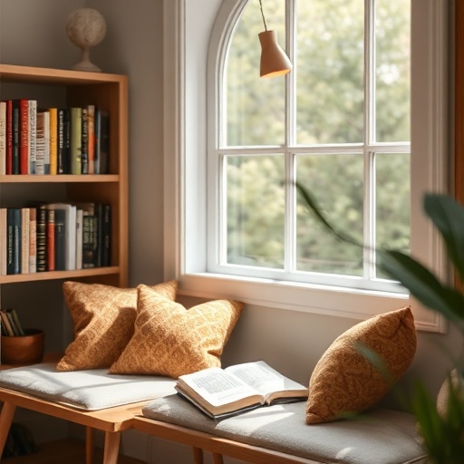 inviting reading nook
