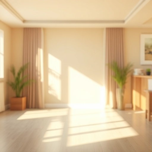 softly lit room with warm lighting