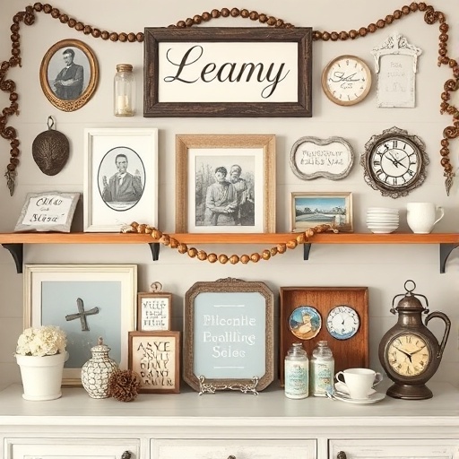 personalized decor showcasing family heirlooms