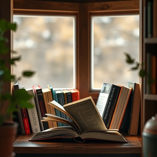 cozy reading nook with books