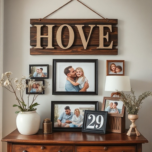 personalized decor with family photos