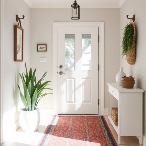 Clean and tidy entryway