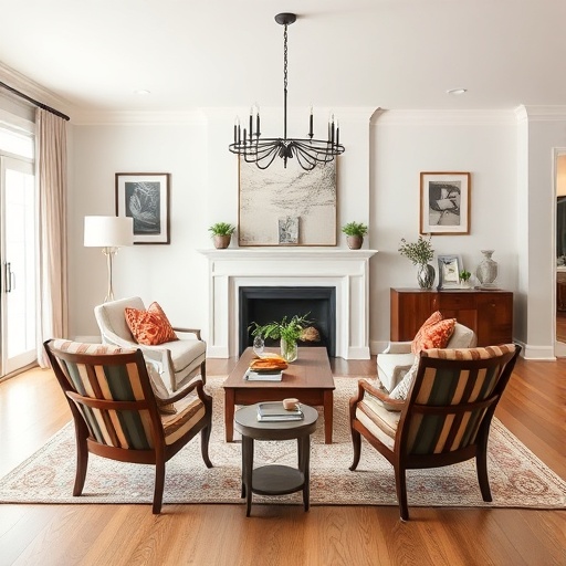 modern decor featuring family heirlooms